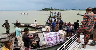 নেত্রকোণায় স্পিডবোট ডুবি: ৪০ ঘণ্টা পর ধনু নদে ভেসে উঠলো তিন মরদেহ
